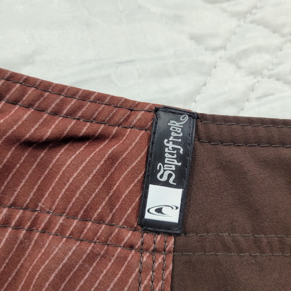 O'Neill brown Super Freak shorts size 38 - Picture 5 of 6